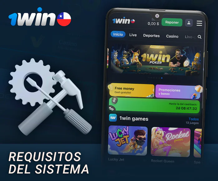 Requisitos de la aplicación 1Win para tu dispositivo Android