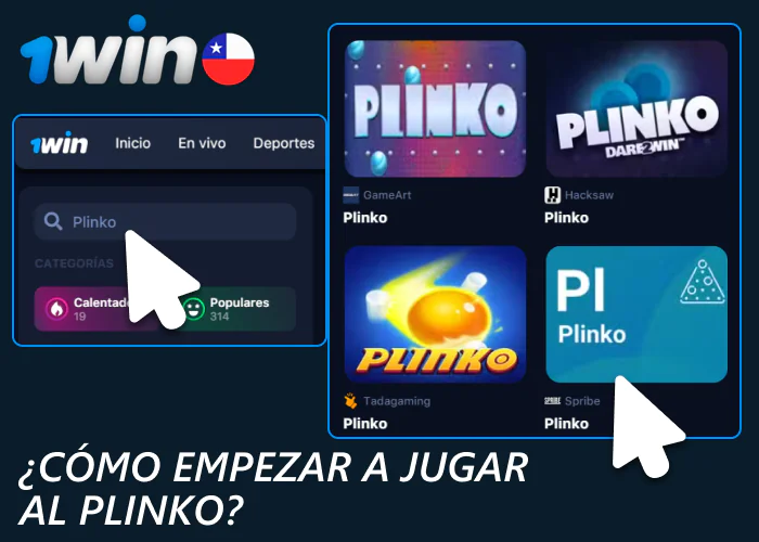 Cómo jugar a Plinko en 1win
